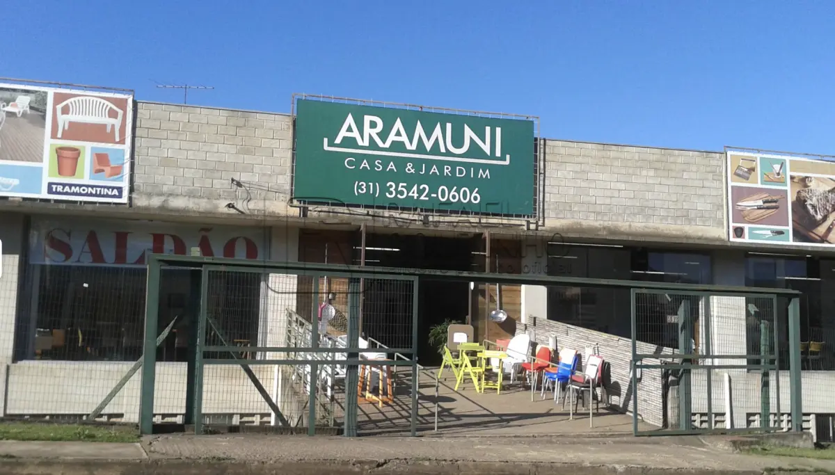 Área 3.091m² com um Galpão de 500m² e outro de 260m² - Móveis Aramuni - Nova Lima/MG. Terreno e Respectivas Construções. Pague em até 60 vezes.