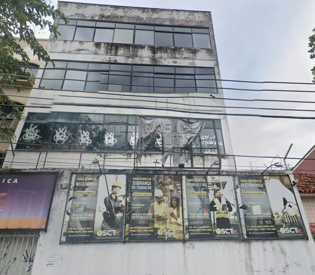 Prédio Comercial - Área 510m² - 3 Pavimentos + Térreo - Rua Eutiquio Soledade 98, Ilha do Governador/RJ. Terreno e Respectivas Construções. Pague em até 60 vezes.