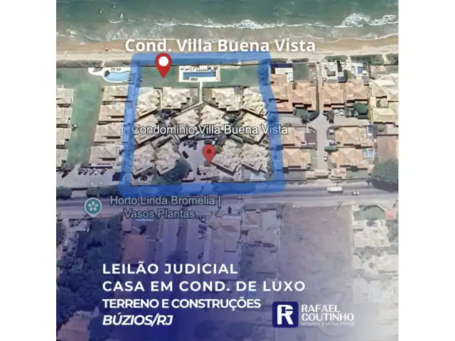 Casa Duplex em condomínio de Luxo em Búzios. Cond. Villa Buena Vista. Pague em até 60 vezes.