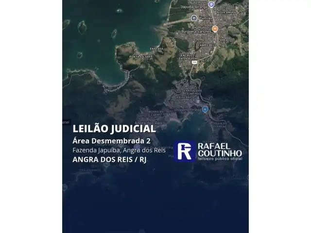 Área Desmembrada 2 da Fazenda Japuíba, Angra dos Reis/RJ. Pague em até 60 vezes.