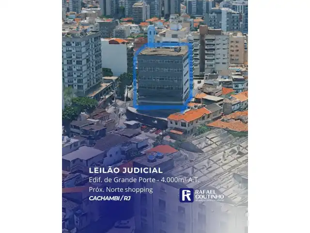 Edifício de Grande Porte (7 pav. e 4.000m2 A.T). Próximo ao NorteShopping. Terreno e Respectivas Construções. Pague em até 60 vezez.