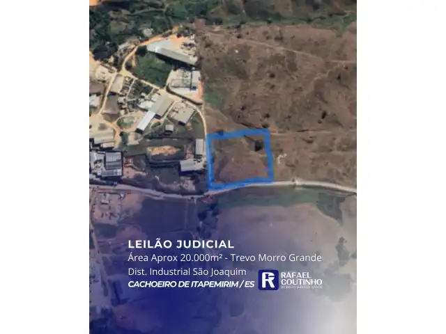Área Aprox 20.000m² - Dist. Industrial São Joaquim a poucos metros do Trevo de Morro Grande em Cachoeiro de Itapemerim/ES. Terreno e Respectivas Construções.