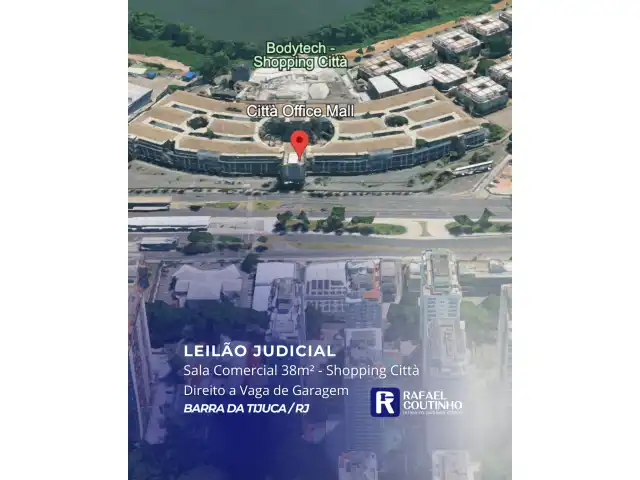 Sala Comercial 38m² com direito a Vaga de Garagem no Città Office Mall. Pague em até 60 vezes.