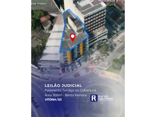 Pavimento Terraço ou Cobertura, Aprox. 300m² em Bento Ferreira, Vitória/ES. Pague em até 60 vezes.