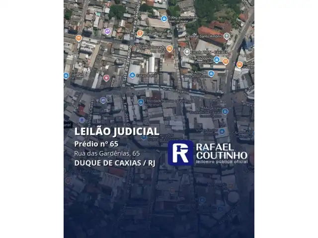 Prédio nº 65 na Rua das Gardênias, 65, Duque de Caxias/RJ. Pague em até 60 vezes.