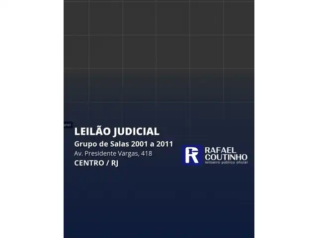Grupo de Salas 2001 a 2011 na Av. Presidente Vargas, 418, Centro, Rio de Janeiro/RJ. Pague em até 31 vezes.