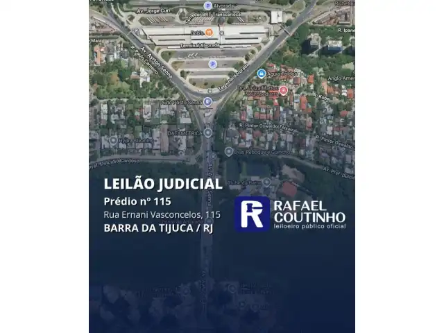 Prédio nº 115 na Rua Ernani Vasconcelos, 115, Barra da Tijuca, Rio de Janeiro/RJ. Terreno e Respectivas Construções. Pague em até 60 vezes.