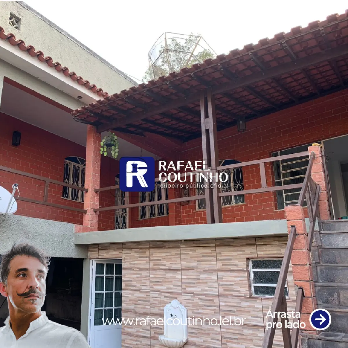 LOTE ÚNICO - Casa 2 Pavimentos com Área Gourmet e 4 Vagas de Garagem