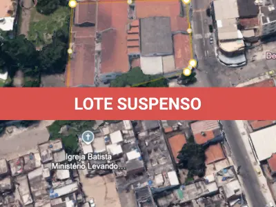 LOTE ÚNICO - Prédio Comercial na Rua Conselheiro Mayrink, nº 305 - Área de Terreno 2650m² - Jacaré/RJ - Terreno e Respectivas Construções. Pague em até 60 vezes.