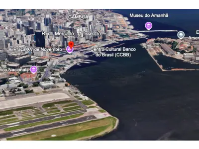 LOTE 001 - Sala Comercial c/ 405 m² - 12º Andar - Vista Mar - Única no andar. Localizada na Rua do Mercado, Centro, Rio de Janeiro/RJ - Em frente a Bolsa de Valores RJ. Pague em até 240 vezes.