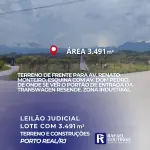 IMÓVEL INDUSTRIAL/COMERCIAL COM ÁREA DE 3.491M², NO POLO URBO AGRO INDUSTRIAL, EM PORTO REAL/RJ. POSSUI 22M DE TESTADA PARA AV. RENATO MONTEIRO. TERRENO E RESPECTIVAS CONSTRUÇÕES - PAGUE EM ATÉ 60 VEZES.