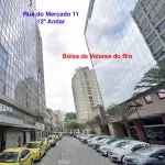 SALA COMERCIAL C/ 405 M² - 12º ANDAR - VISTA MAR - ÚNICA NO ANDAR. LOCALIZADA NA RUA DO MERCADO, CENTRO, RIO DE JANEIRO/RJ - EM FRENTE A BOLSA DE VALORES RJ. PAGUE EM ATÉ 240 VEZES.