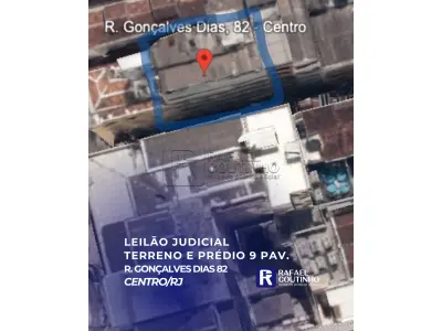 Prédio comercial 9 pav - centro/rj - gonçalves dias 82 - pague em até 60 vezes.
