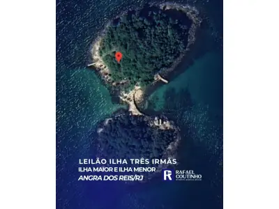 LOTE Único - Ilha Três Irmãs - Ilha Maior 27.600m² - Ilha Menor 9.930m² - Angra dos Reis/RJ