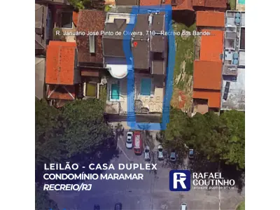Casa duplex - área 240m² - condomínio maramar, praia do pontal - recreio/rj. pague em até 60 vezes.