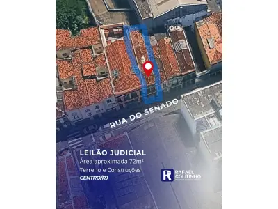 LOTE ÚNICO - Prédio na R. do Senado, 176 - Centro, Rio de Janeiro - RJ.