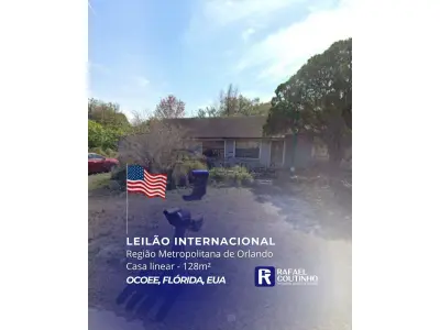 LOTE ÚNICO - VDI-ORL-1006/2025 - Casa 128m² - 3 quartos (dormitórios) e 2 banheiros completos.