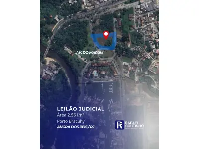 LOTE ÚNICO - Área 2.561m² - Porto Bracuhy, Angra dos Reis/RJ. Terreno e Respectivas Construções. Pague em até 60 vezes.