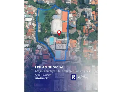 LOTE 000 - Imóvel onde se encontra o Grajaú Country Club - Área 15.500m² - Terreno e Respectivas Construções. Pague em até 60 vezes.