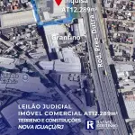 LOTE ÚNICO - Imóvel comercial, tipo prédio empresarial - Rua Alan Kardec, nº 463 - Califórnia, Nova Iguaçú/RJ. Terreno e Respectivas Construções. Pague em até 60 vezes.