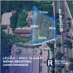 ÁREA 15.440 M² - CAMPO GRANDE/RJ - ESQUINA COM A AV. BRASIL. TERRENO E RESPECTIVAS CONSTRUÇÕES. PAGUE EM ATÉ 60 VEZES.