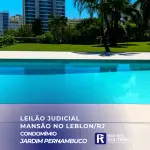 LOTE ÚNICO - Mansão no Jardim Pernambuco - Condomínio mais luxuoso do Leblon/RJ - Terreno e Respectivas Construções. Pague em até 60 vezes.
