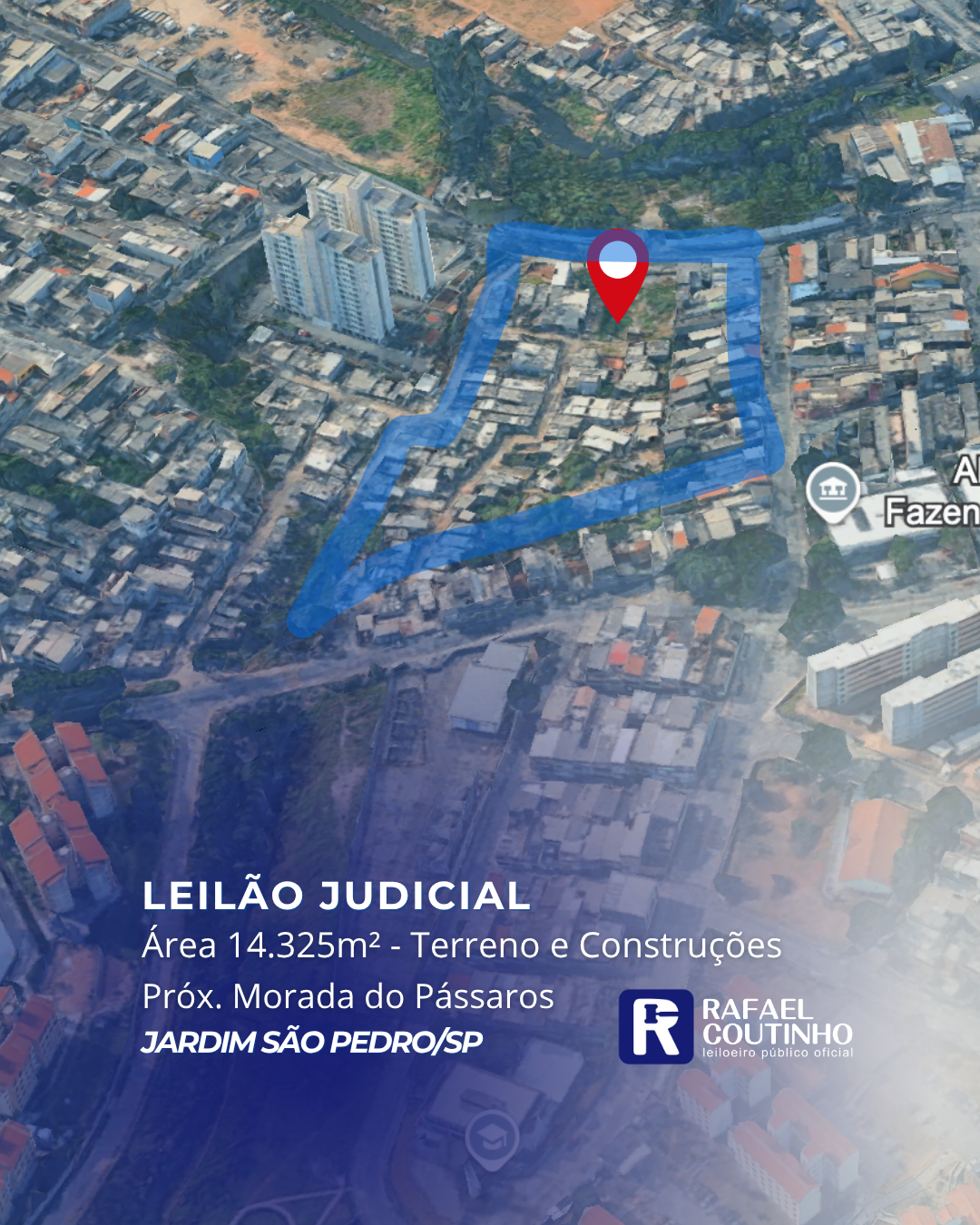 Área 14.325m2, Jardim São Pedro, São Paulo/SP. Terreno e Respectivas Construções. Pague em até 60 vezes.