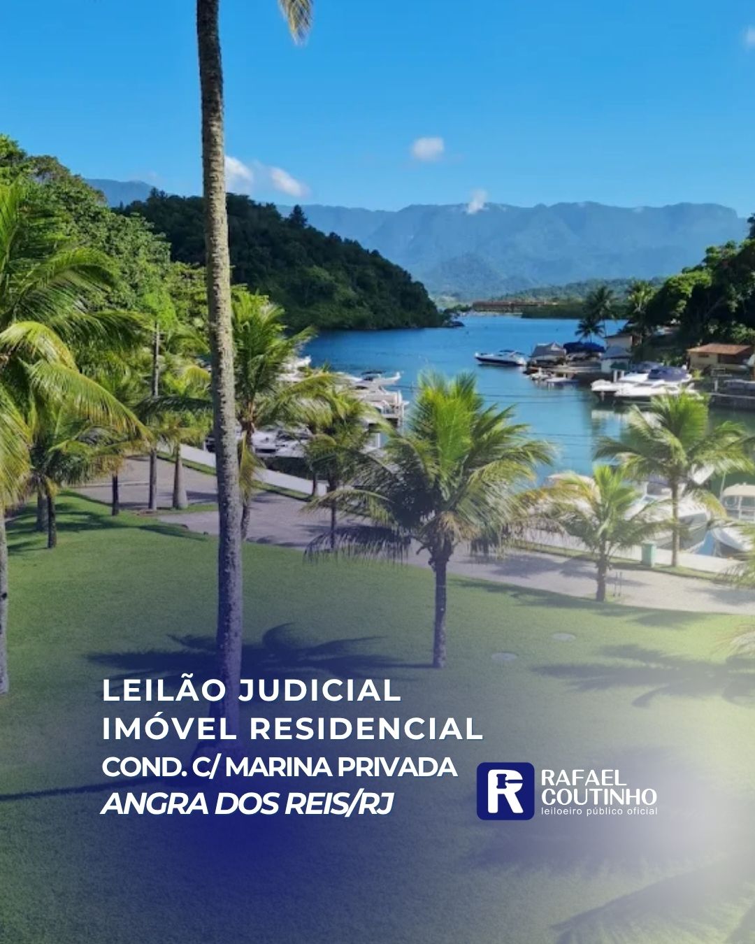 Apartamento 68m² em condomínio com marina privada, com direito a 1 vaga para veículo e a 1 vaga seca para barcos. Cond. Angra Green Coast - Residence Service & Marina. Pague em até 60 vezes.