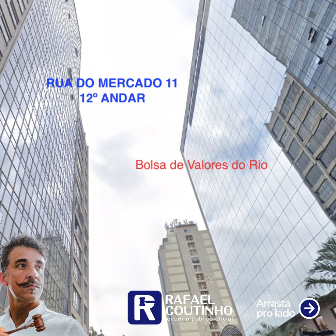 Sala Comercial c/ 405 m² - 12º Andar - Vista Mar - Única no andar. Localizada na Rua do Mercado, Centro, Rio de Janeiro/RJ - Em frente a Bolsa de Valores RJ. Pague em até 240 vezes.