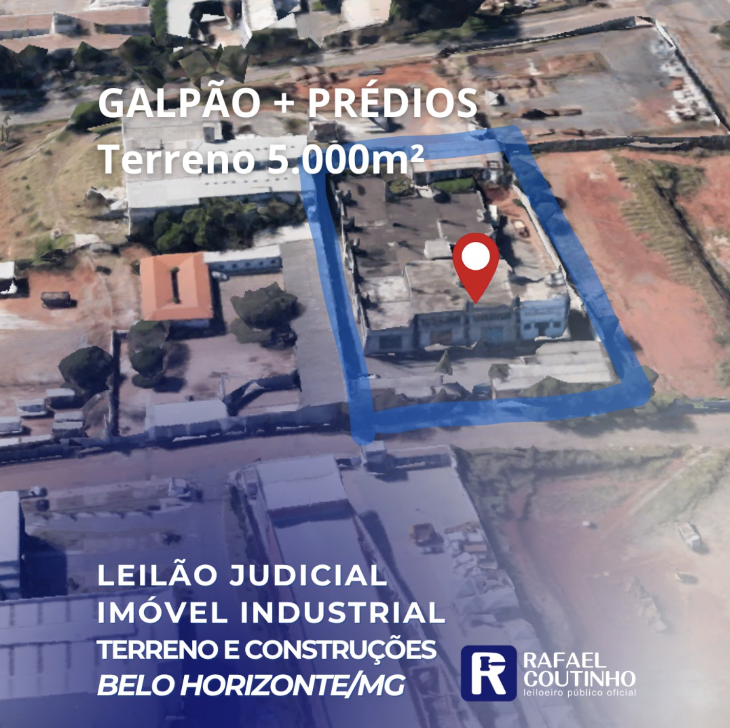Imagem do imóvel Imóvel Onde Funciona A Engeletro. Área 5000m2, Contrído 2836m2 Em Belo Horizonte/mg. Terreno E Respectivas Construções. Pague Em Até 60 Vezes.