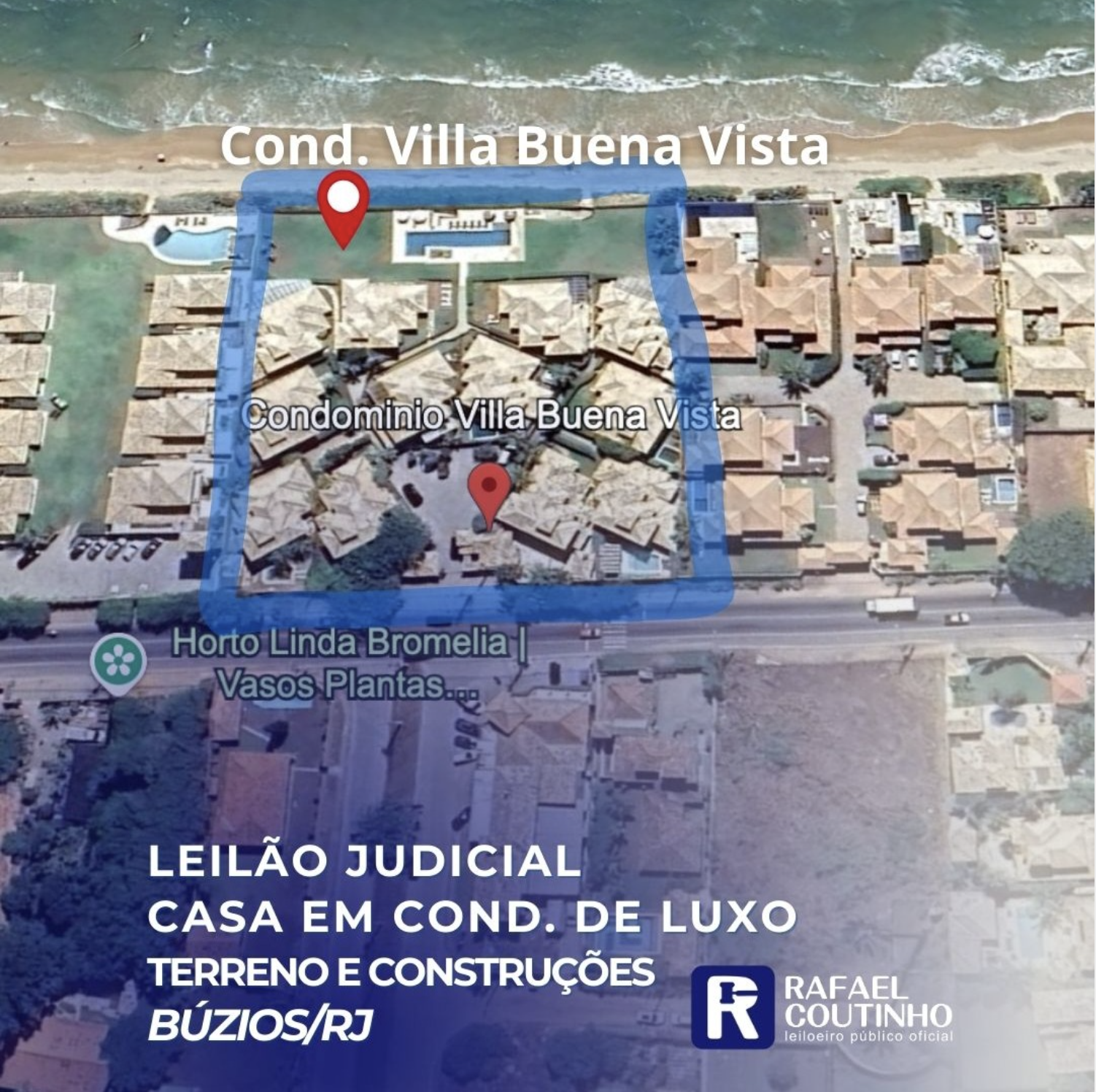 Casa Duplex em condomínio de Luxo em Búzios. Cond. Villa Buena Vista. Pague em até 60 vezes.