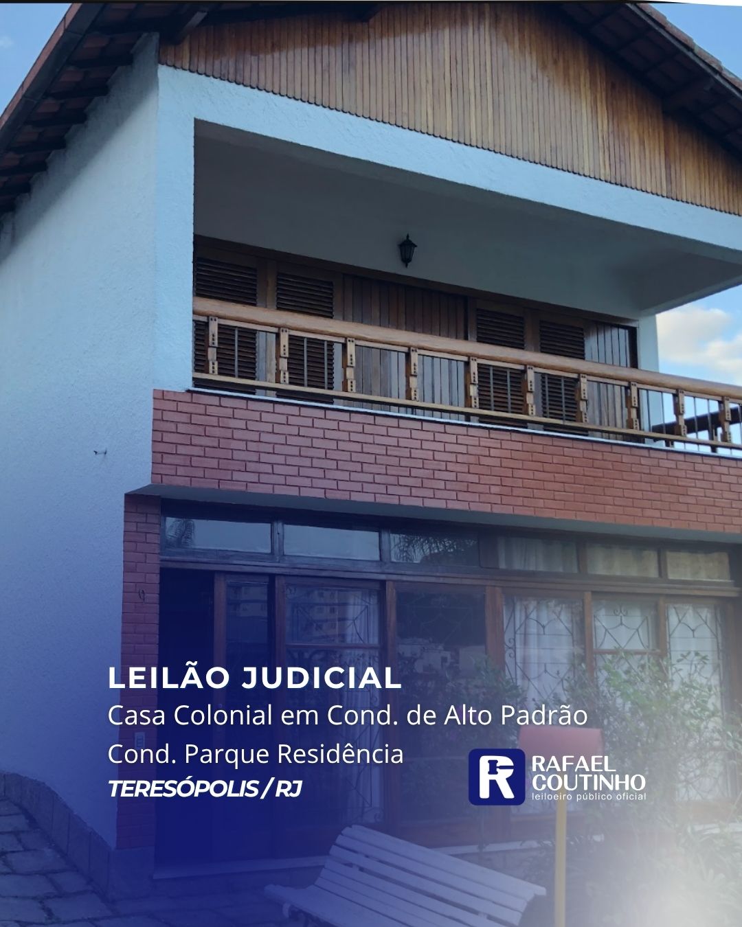 Imagem do imóvel Leilão Judicial: Casa Colonial Em Condomínio De Alto Padrão, Cond. Parque Residência. Teresópolis/rj. Pague Em Até 60 Vezes.