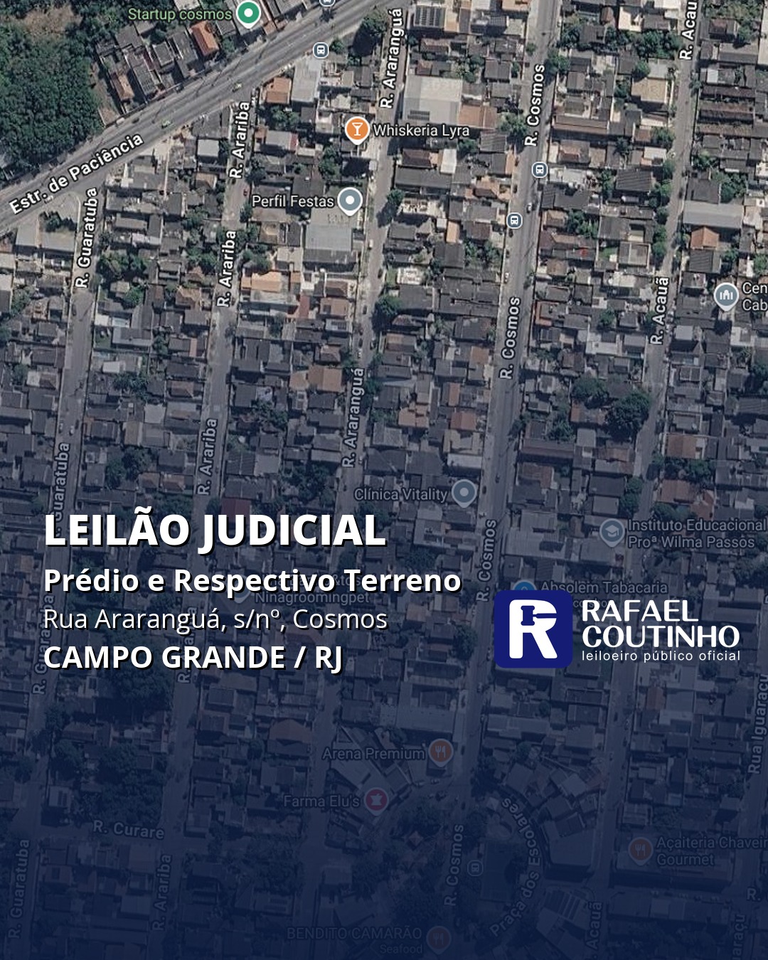 Prédio s/nº na Rua Araranguá, Cosmos, Campo Grande, Rio de Janeiro/RJ. Pague em até 60 vezes.