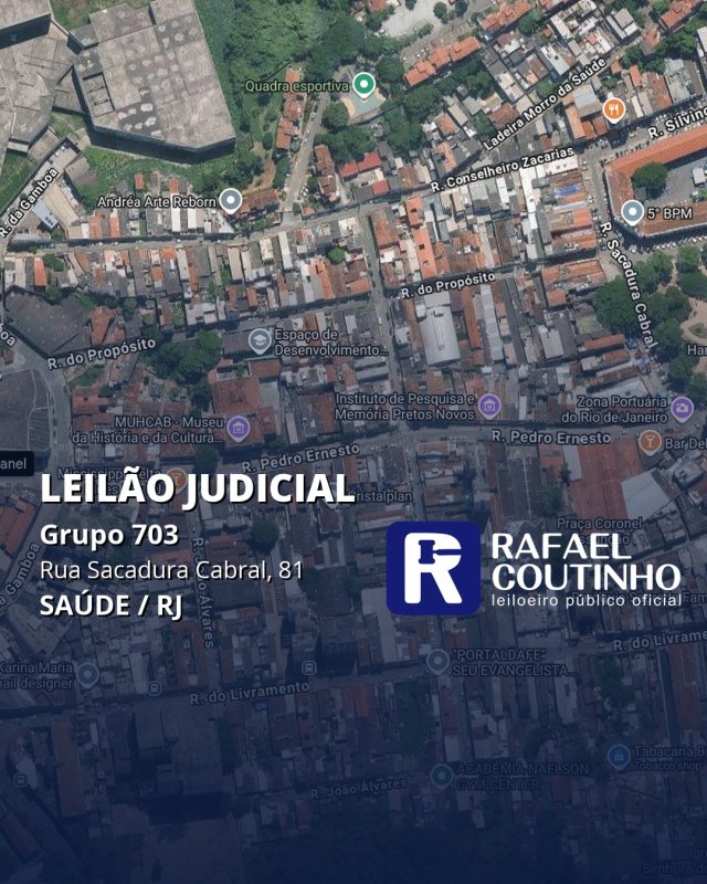 Imagem do imóvel Grupo 703 Na Rua Sacadura Cabral, 81, Saúde, Rio De Janeiro/rj. Pague Em Até 60 Vezes.